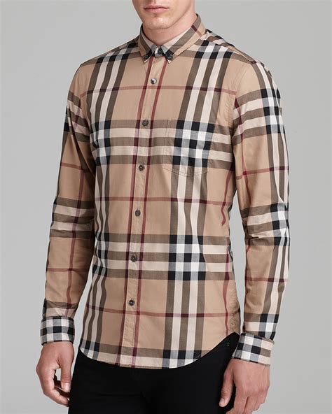 fake burberry button down shirt|cheap burberry button down shirt.